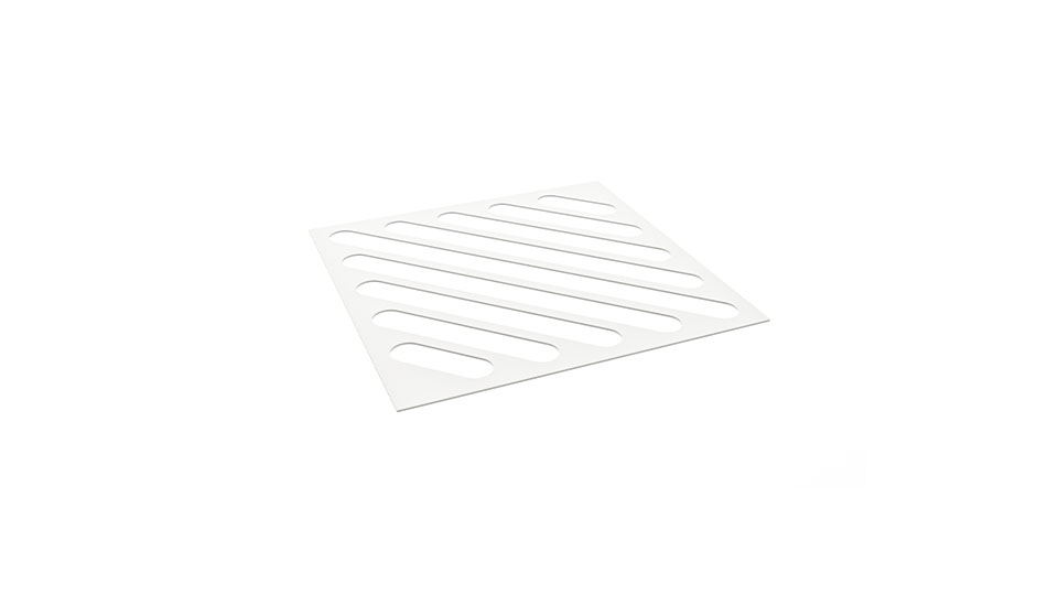 Dekor 9082 för LED-panel – ventilgaller liknande mönsterr för ett grafiskt uttryck i takmiljöer